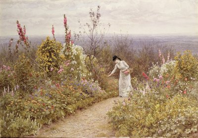 A Garden In October, Aldworth, 1891 by Helen Allingham